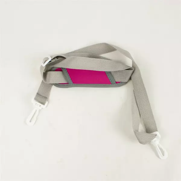 Travel Organizer Case for Headphones & Electronics Pink Yellow Zipper