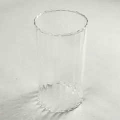 Clear Glass Hurricane Candle Holder Sleeve 4 x 10 in Pillar Votive