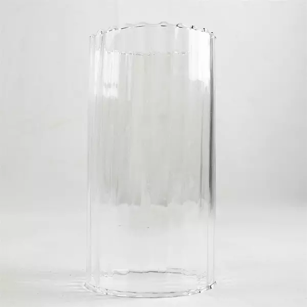 Clear Glass Hurricane Candle Holder Sleeve 4 x 10 in Pillar Votive