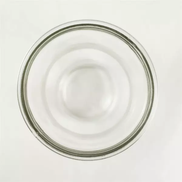 Clear Glass Hurricane Vase 6.5"