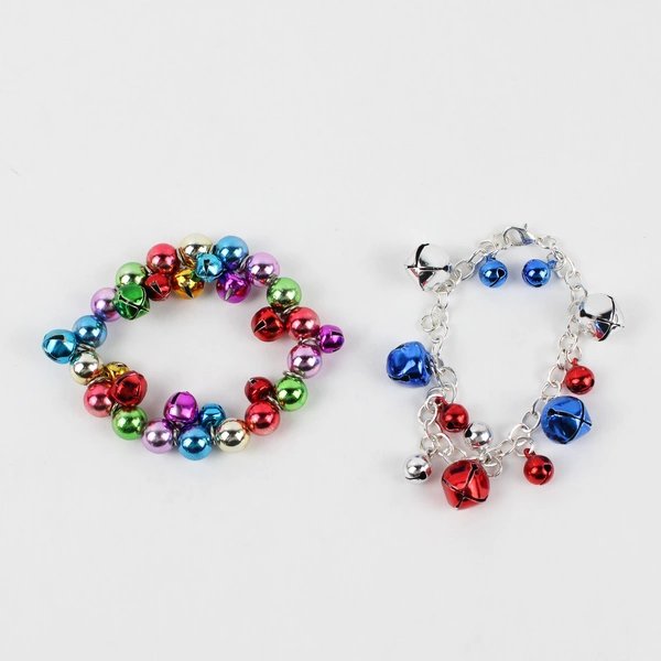 Lot of 2 Jingle Bells Christmas Fashion Bracelets
