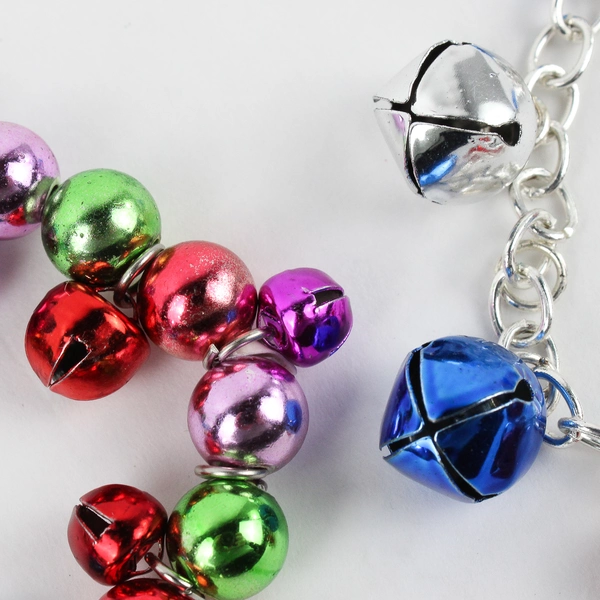 Lot of 2 Jingle Bells Christmas Fashion Bracelets