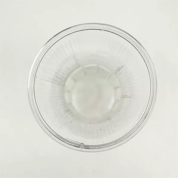 Vintage Hoosier Glass Ribbed Vase 10in Tall Collectible