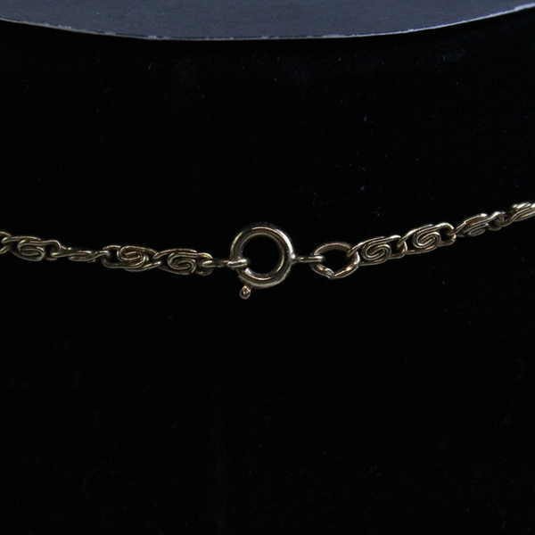 Vintage Avon Cameo Pendant Necklace Blue, White, and Gold-Toned