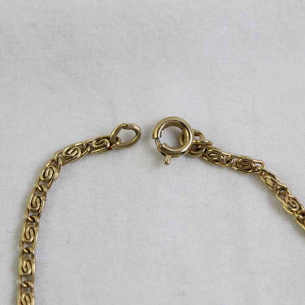 Vintage Avon Cameo Pendant Necklace Blue, White, and Gold-Toned