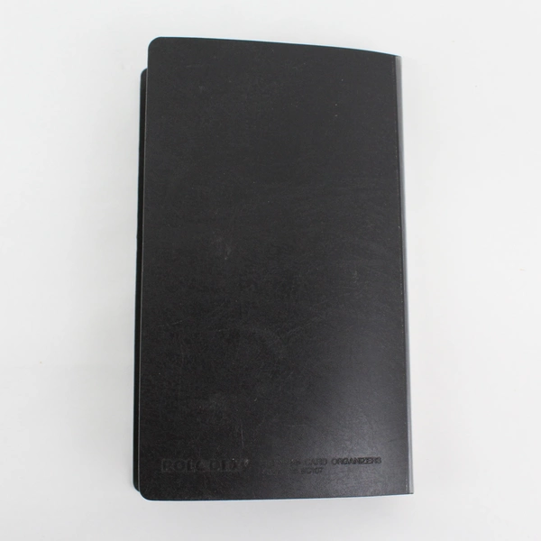 Rolodex Business Card System Book Holder Model BC-107 Holds 120 Cards Black 