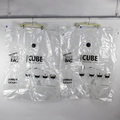 Lot of 2 Space Bag Vacuum Seal Clear Storage Cubes 34" x 41"