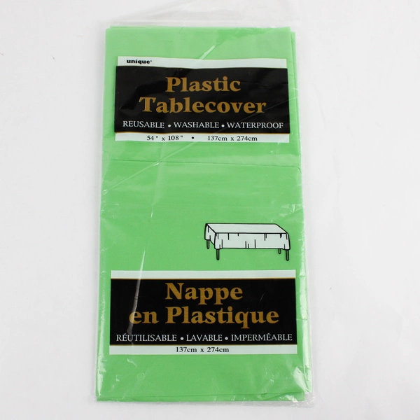 Lot of 3 Plastic Tablecovers Party Supplies Varied Colors 54" x 108"