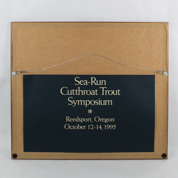 Winchester Creek Steelhead by Cindy Kenagy Framed Matted