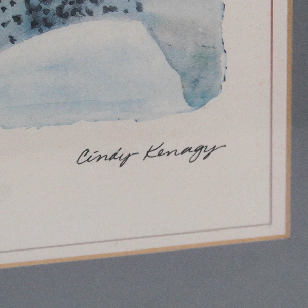 Winchester Creek Steelhead by Cindy Kenagy Framed Matted