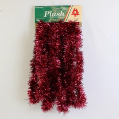 Holiday Trims 15' Red Plush Garland Tinsel Christmas Decor