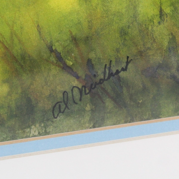 Lavid's Cape Landscape Watercolor Painting Matted and Framed