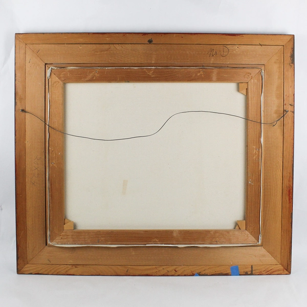 Winter Landscape Original Oil Painting Agness Hunger Framed