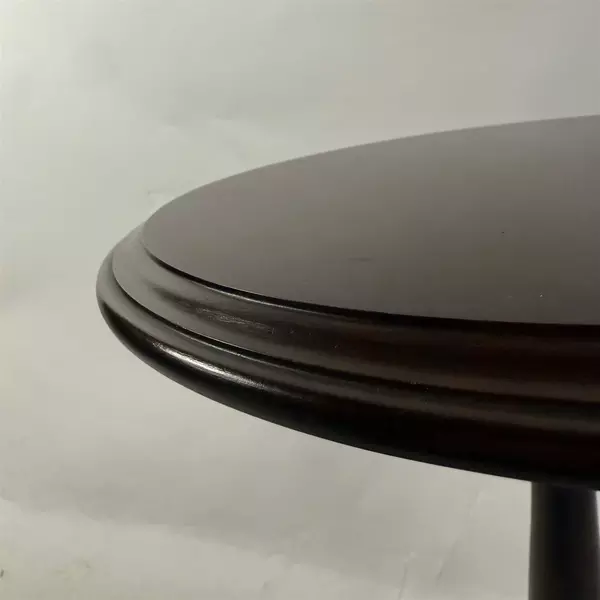 Vintage Ethan Allen Mahogany Wood Georgian Pedestal End Table 