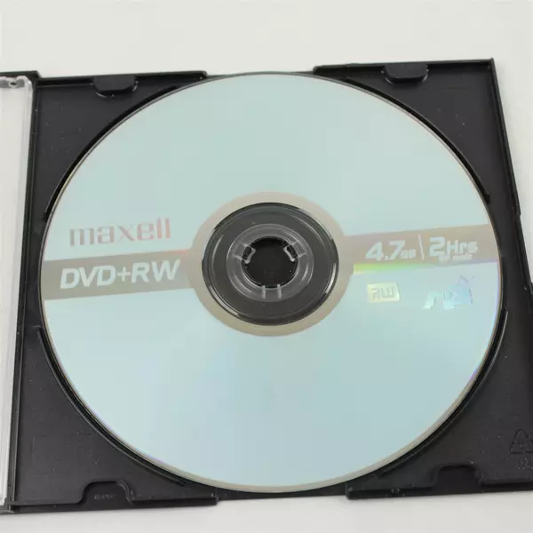 Lot of 5 Maxell DVD+RW 2HR SP Blank Rewritable Discs Unused