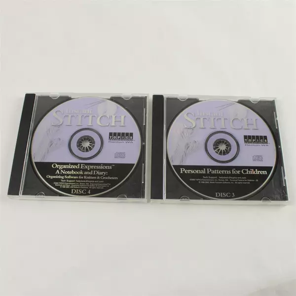 Instant Stitch Discs 1-4 Set Untested