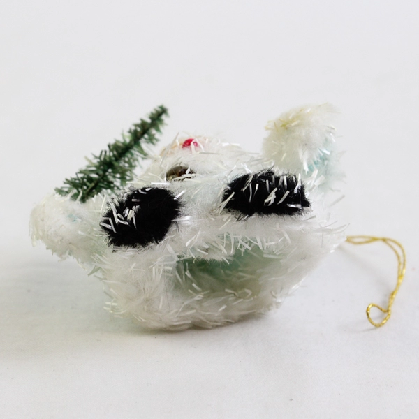 Vintage Wooden Boy Christmas Tree Hanging Ornament