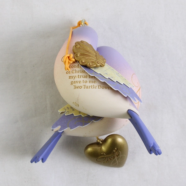 Hallmark Keepsakes Two Turtle Doves Christmas Ornament 2012 No Box