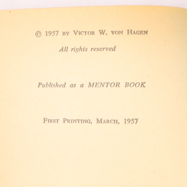 Realm of the Incas by Victor W. Von Hagen 1957 Vintage Paperback Book