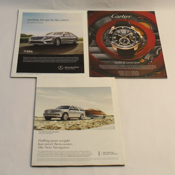 Lot Of 3 Golf Digest Magazines September November December 2014