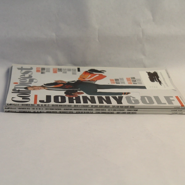 Lot Of 3 Golf Digest Magazines September November December 2014