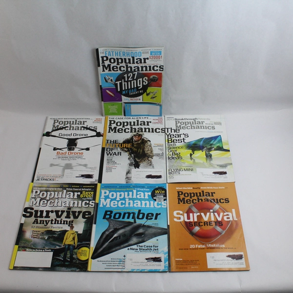 Lot Of 7 Popular Mechanics Magazine April May June July/Aug Sept Oct Nov 2013