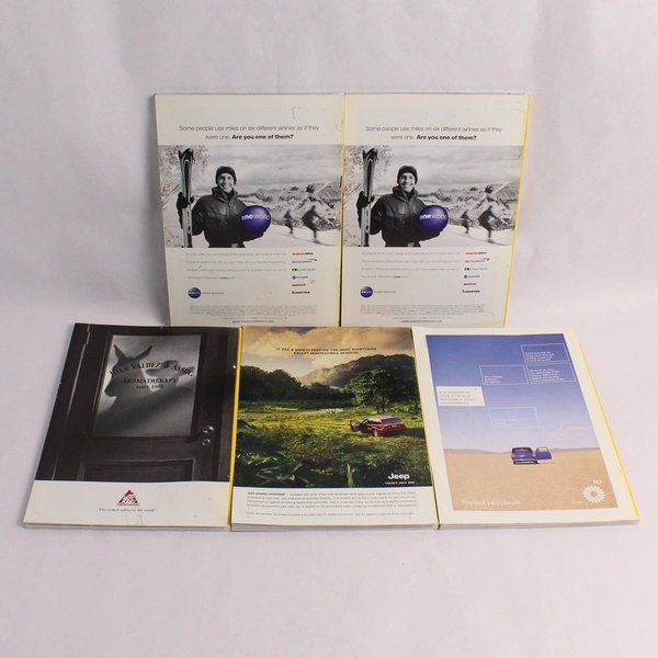 Lot of 5 Vintage 2000 National Geographic Magazine Issues 2 June Sept Oct Nov