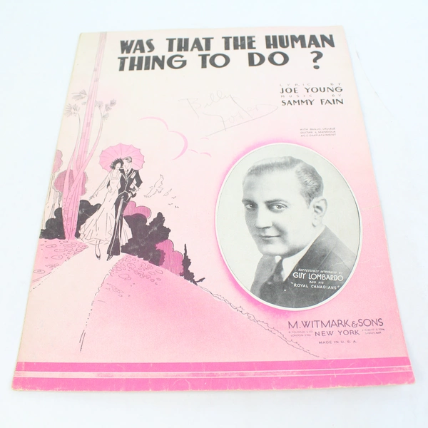Vintage Lot Of 4 Music Sheets 1931 Were You Sincere Out Of The Night