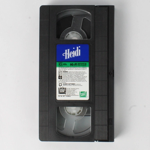 VHS Heidi Starring Shirley Temple Colorized Version Of 1937 Film 1994 Release