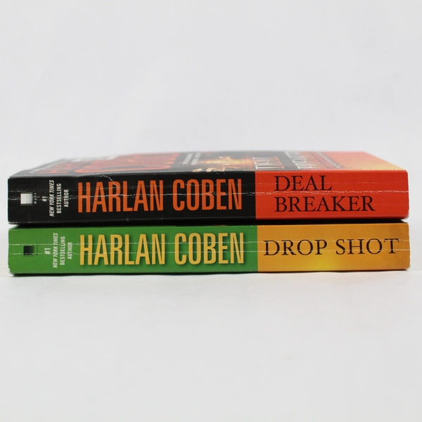Lot of 2 Harlan Coben Novels Myron Bolitar Series Deal Breaker Drop Shot PB