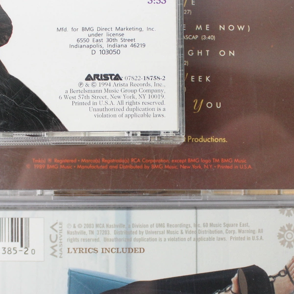 Lot of 3 CD Country Music Various Reba Pam Tillis Lorrie Morgan