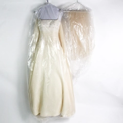 Maggie Sottero Cream-Colored Drop Waist Wedding Dress Women's Size 6