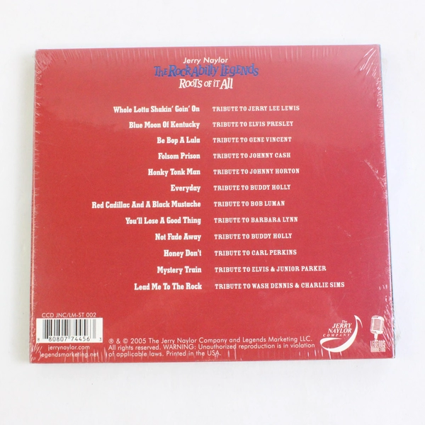 Jerry Naylor CD The Rockabilly Legends Roots of it All 2005 New Sealed