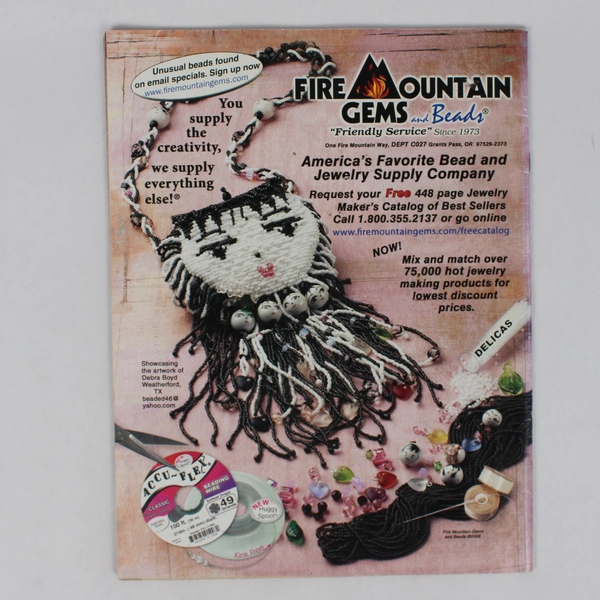 Beadwork Magazine June July 2008 Featuring 20 Dazzling Summer Projects