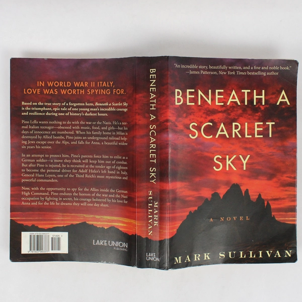 Beneath a Scarlet Sky by Mark Sullivan 2017 Paperback