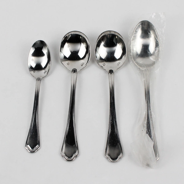 Lot Of 4 Sant Andrea Rossini (Stainless) Flatware 3 Soup Spoons 1 Teaspoon
