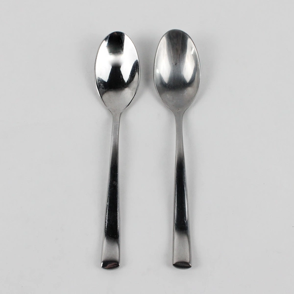 Lot of 2 Mikasa Addison (Stainless) Flatware Teaspoon 7" Long