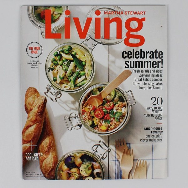 Martha Stewart Living Magazine June 2016 Featuring Cool Gifts for Dad