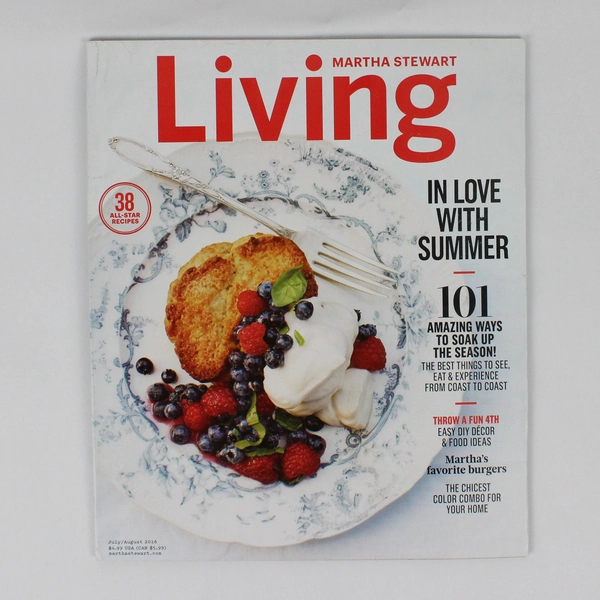 Martha Stewart Living Magazine July/Aug 2016 101 Amazing Ways to Soak Up Summer