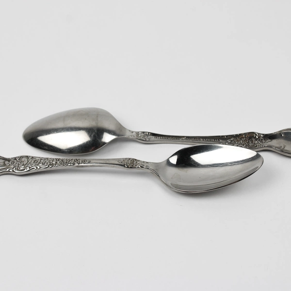Lot of 3 International Silver La France Pattern Teaspoons Stainless 6.25 Inches
