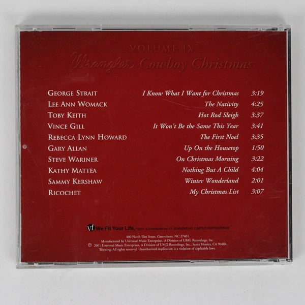 Wrangler Cowboy Christmas Volume IX Various Artists CD 2001
