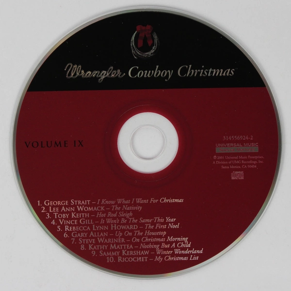 Wrangler Cowboy Christmas Volume IX Various Artists CD 2001