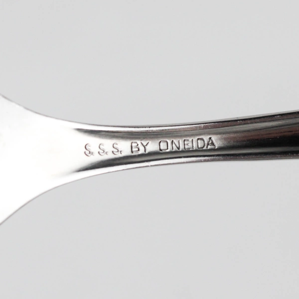 Lot Of 3 Oneida Silver Our Rose (Stainless) Flatware Serving Spoons 8.25" Long