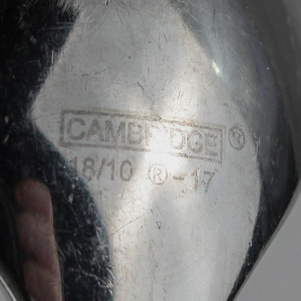 Lot Of 5 Cambridge Silver Seine (Stainless) Flatware 2 Soup Spoons 3 Teaspoons