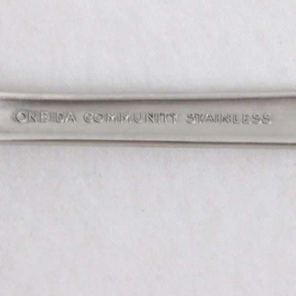 Oneida Community Estate Monogram Serving Set Stainless Steel Flatware Satin