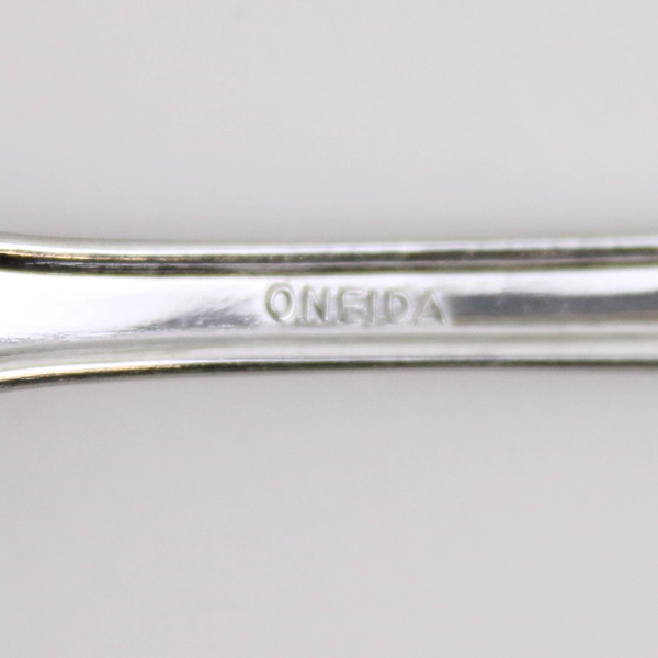 Lot of 4 Oneida Satin Sand Dune Stainless Cold Meat Serving Forks 8.5 Inches