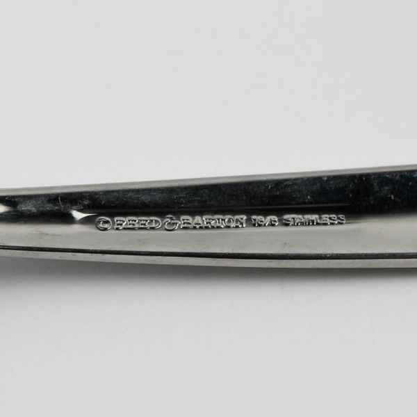 A Lot of 3 Reed & Barton 18/8 Stainless Durham-Matte Oval Soup Spoons 7 Inches