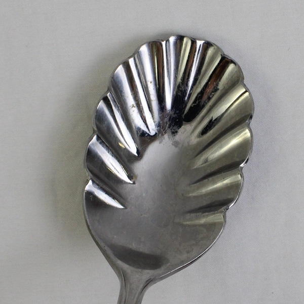 Reed & Barton Brookshire Stainless Sugar Shell Spoon 6.5 Inches