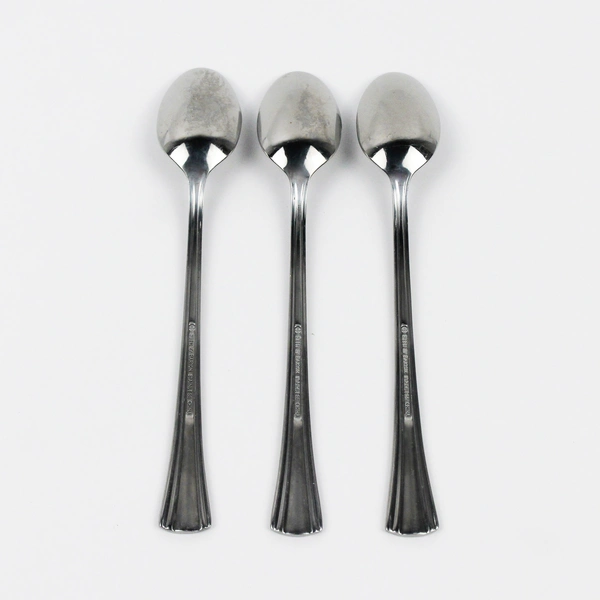 Lot of 3 Reed & Barton Brookshire Stainless Iced Tea Spoons 7.75 Inches