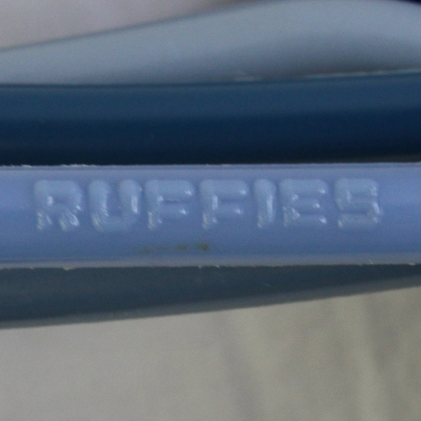 Lot of 10 Light & Dark Blue Plastic Clothes Hangers for Shirts and Pants